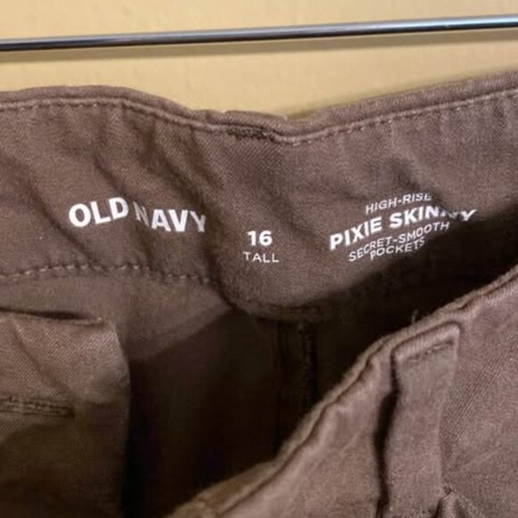 Old Navy Brown Pixie Pants - Picture 2 of 2